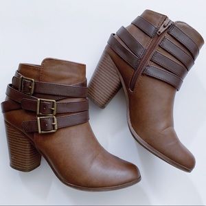 SOLD Material Girl | Cognac Brown Boots